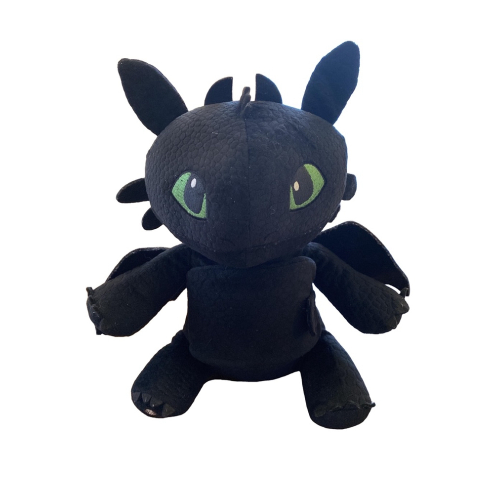 Zoobies Toothless Plush Toy, Black